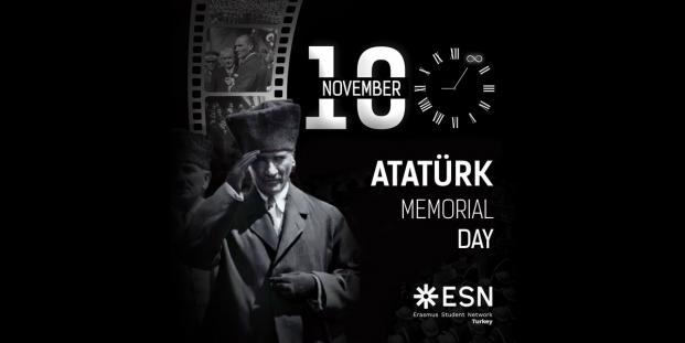 Today, everywhere in Turkey, people commemorate the death of Mustafa Kemal Atatürk, the first President of the Republic of Turkey. 09:05 is the time he died; thus, every year at that time, Turkish people honor him with a moment of silence with teary eyes.