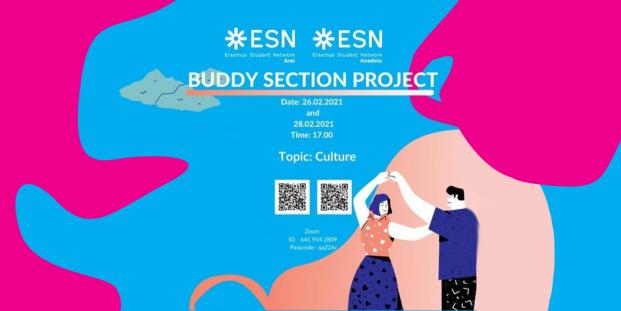 Hello Everyone, We are so excited about our new project Buddy Section. With this project, we are matched with @esnanadolu and now, we are going to do our Online Tandem’s together. If you want to join us please scan the QR code on the poster or click the link down below. For further information, you can reach us on DM. Virtual hugs and kisses.
